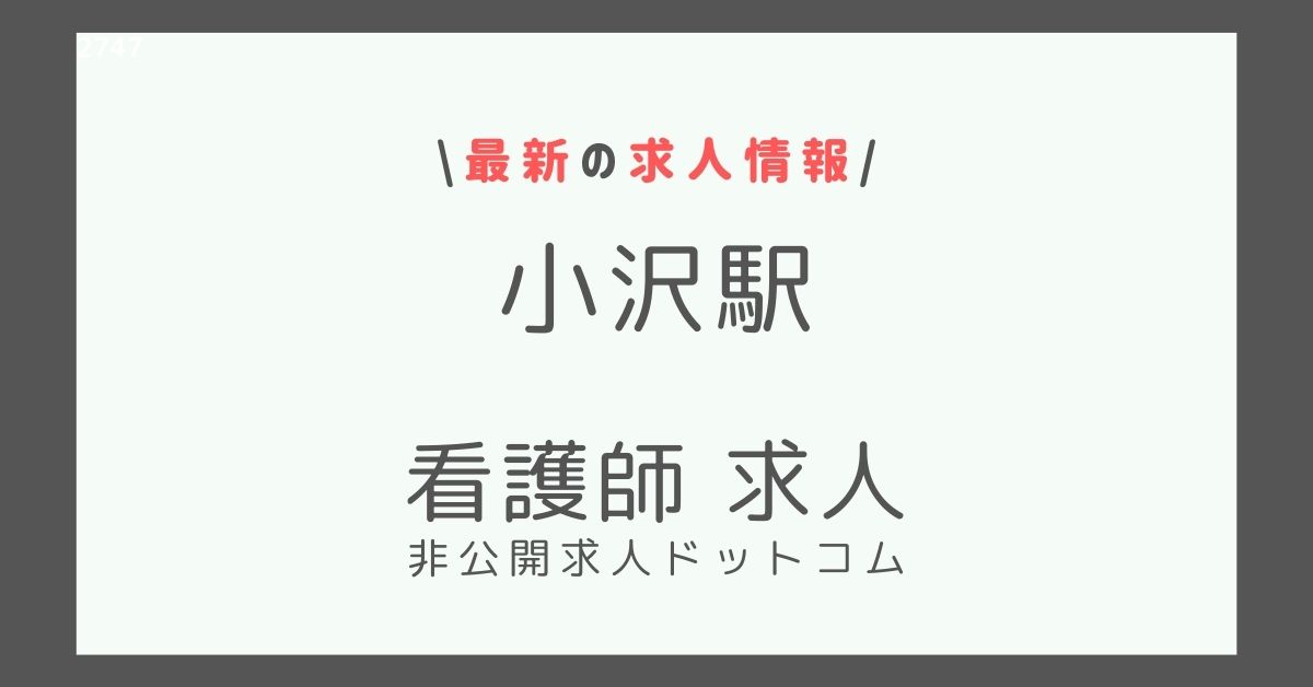 小沢駅 看護師 求人